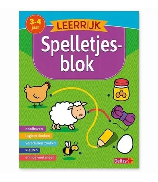 Deltas Leerrijk Spelletjesblok 3-4 Jaar