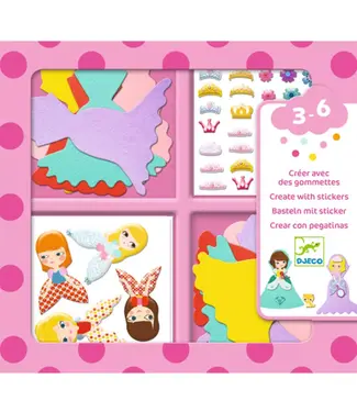 Djeco Creëer Prinses met Stickers