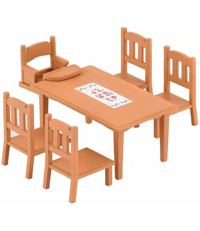 Sylvanian Families Eettafel En Stoelen