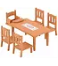 Sylvanian Families Eettafel En Stoelen