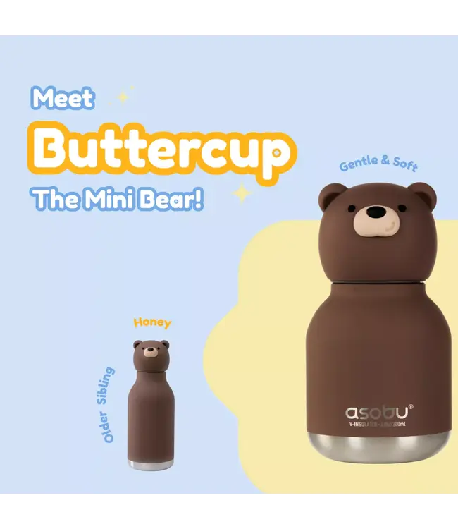 Asobu Bestie Mini Brown Bear