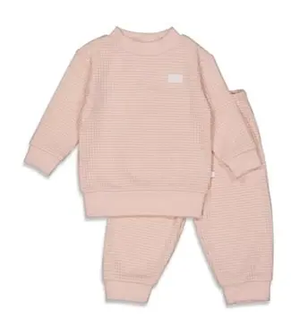 Feetje Feetje Wafelpyjama - Old Pink