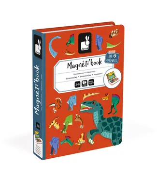 Janod Magneetboek Dinosaurus