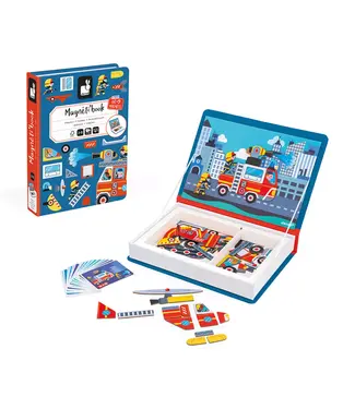 Janod Magneetboek Brandweer
