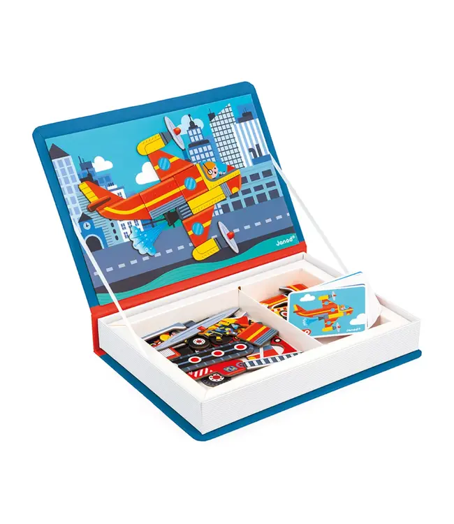 Janod Magneetboek Brandweer