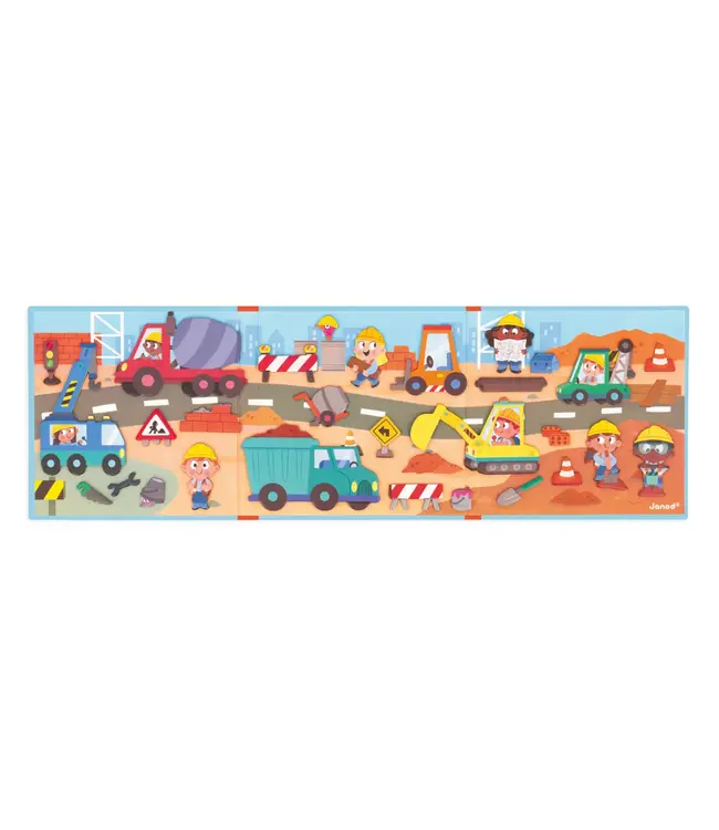 Janod Magneet Stories Bouwterrein