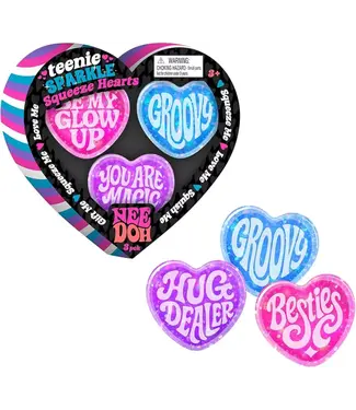 NeeDoh Teenie Sparkle Hearts