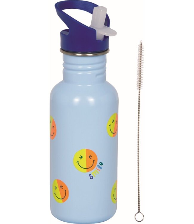 Spiegelburg Drinkfles RVS Smiley