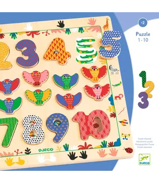 Djeco Puzzel 1-10