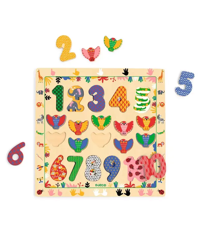 Djeco Puzzel 1-10