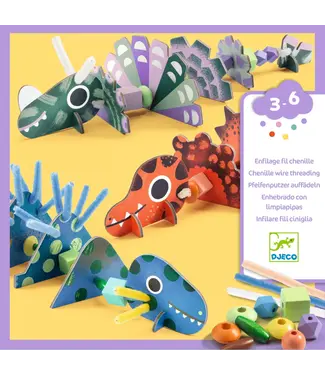 Djeco Dino´s Rijgen