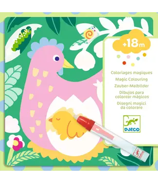 Djeco Kleuren met Water Babydieren