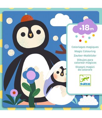 Djeco Kleuren met Water Pinguin