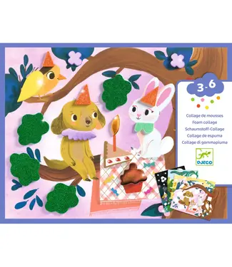 Djeco Collage van Foam Dieren