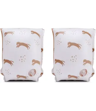 Swim Essentials Zwembandjes 2-6 Leopard Beige