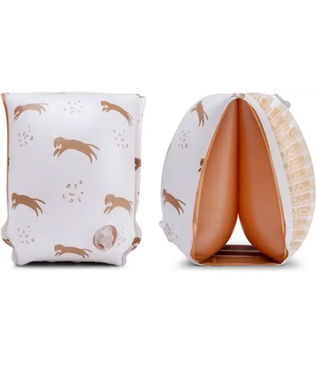 Swim Essentials Zwembandjes 2-6 Leopard Beige