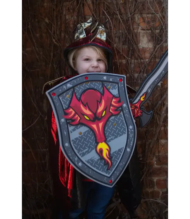 Great Pretenders Schild Draak Rood