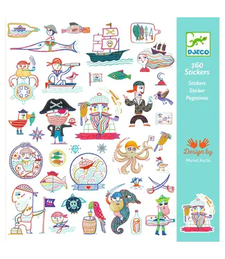 Djeco Stickers Piraten