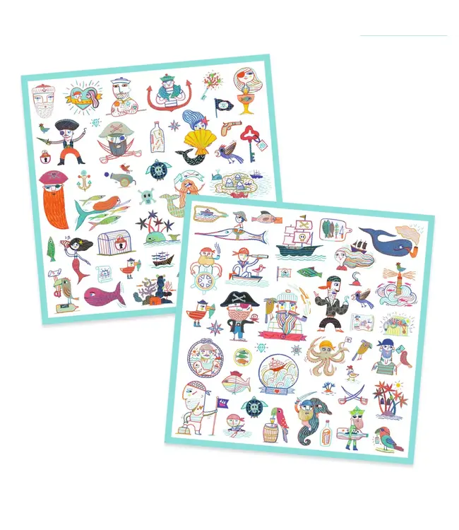 Djeco Stickers Piraten