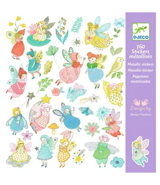 Djeco Stickers Metallic Feeën