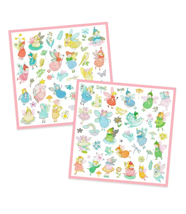 Djeco Stickers Metallic Feeën