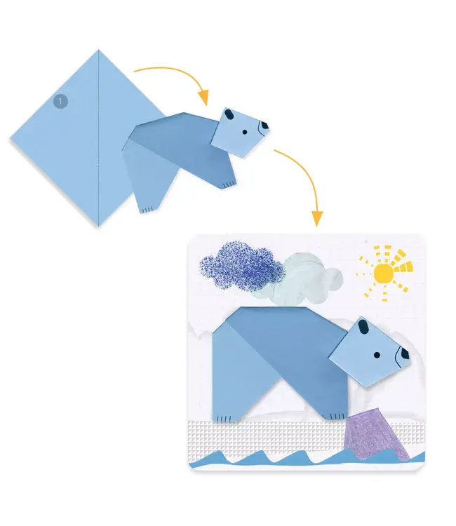 Djeco Papierfiguren Dieren