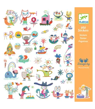 Djeco Stickers Straatsblad