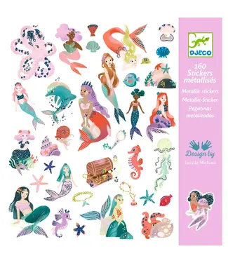 Djeco Stickers Metallic Zeemeermin