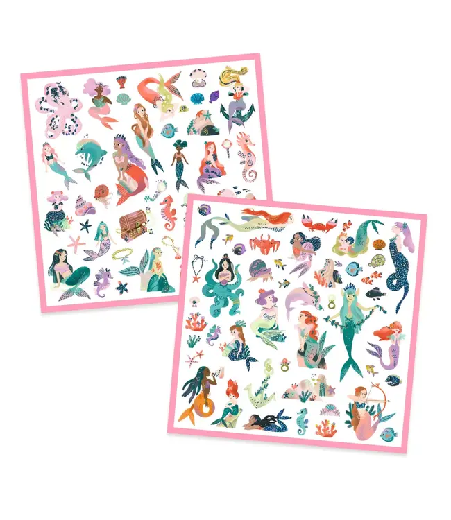 Djeco Stickers Metallic Zeemeermin