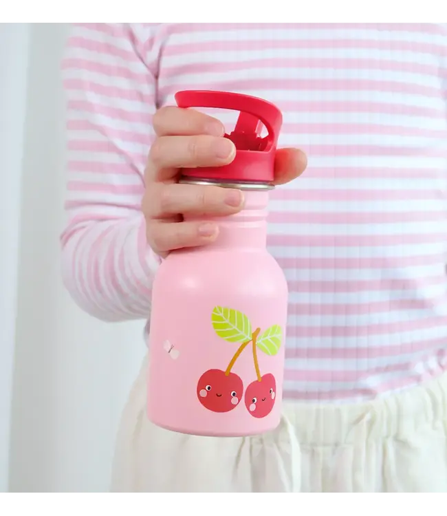 ALLC Kleine RVS drinkfles: Vrolijke kersen