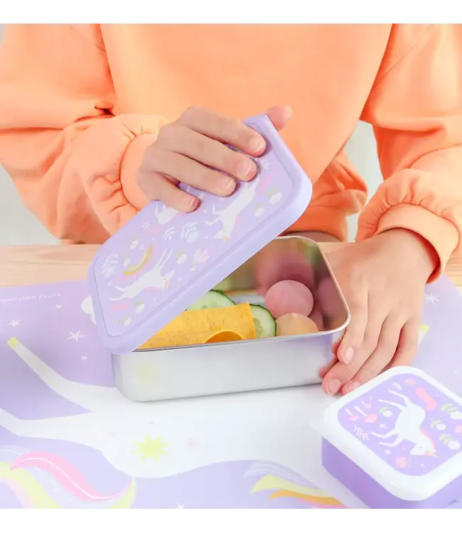 ALLC RVS lunch box: Unicorn dreams
