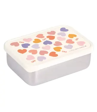 ALLC RVS lunch box: Hartjes