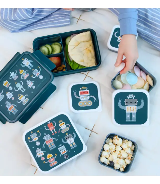 ALLC Lunch & snack box set: Robots