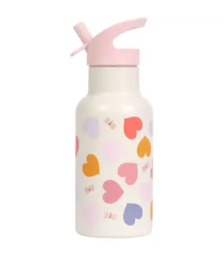 ALLC RVS drinkfles: Hartjes