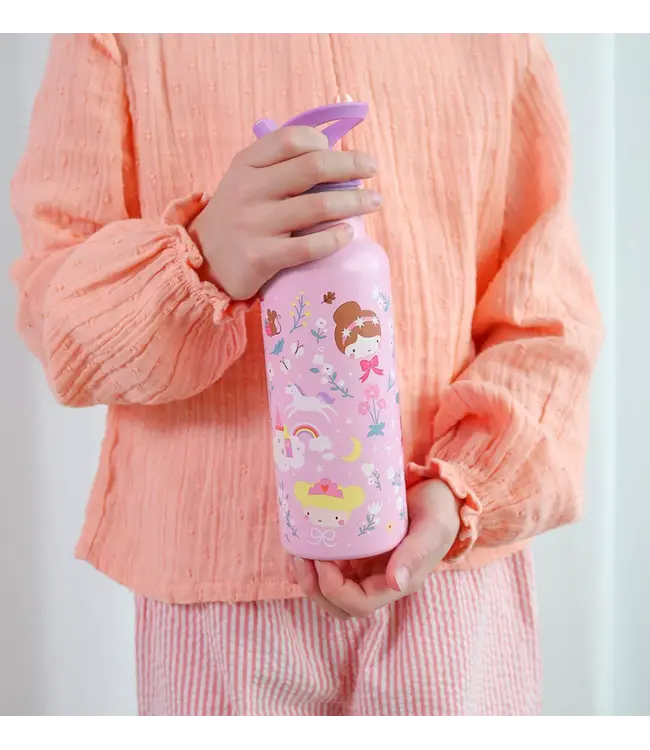 ALLC XL RVS drinkfles: Prinsessen