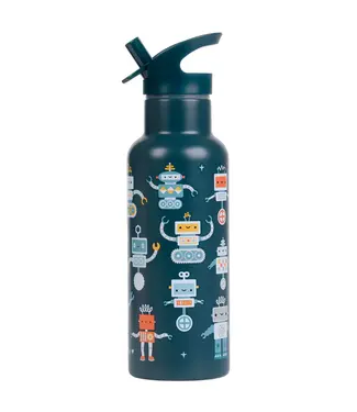 ALLC XL RVS drinkfles: Robots