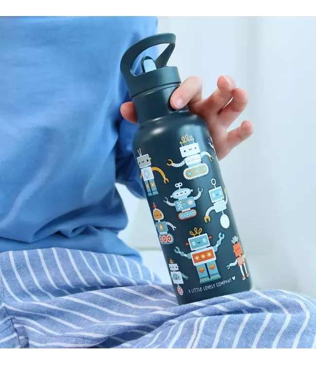 ALLC XL RVS drinkfles: Robots