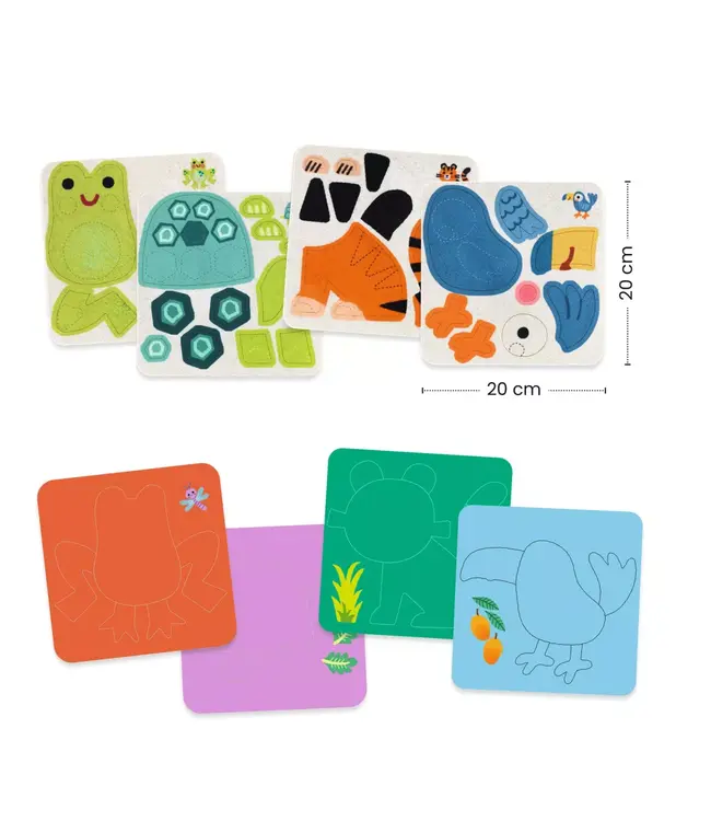 Djeco Viltplaten Dieren