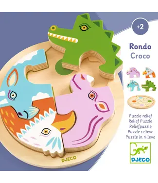 Djeco Puzzel Rondo Croco