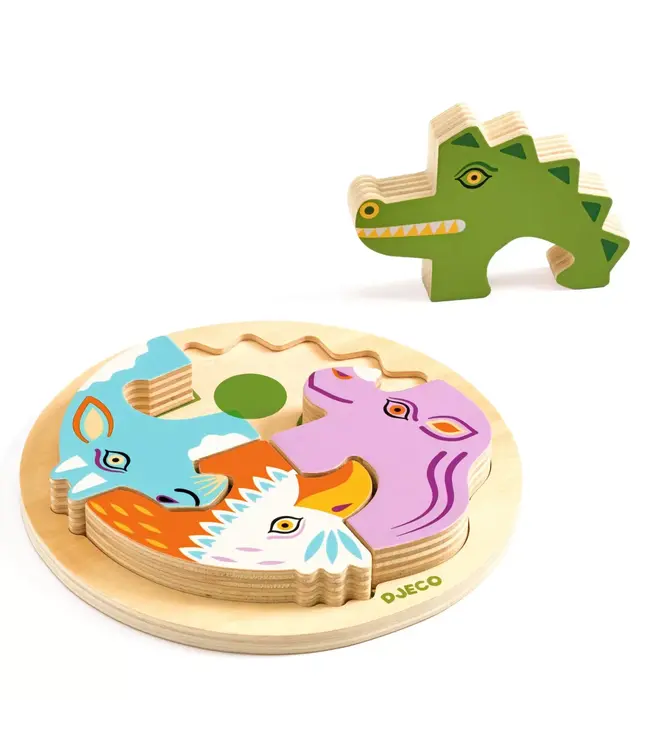 Djeco Puzzel Rondo Croco