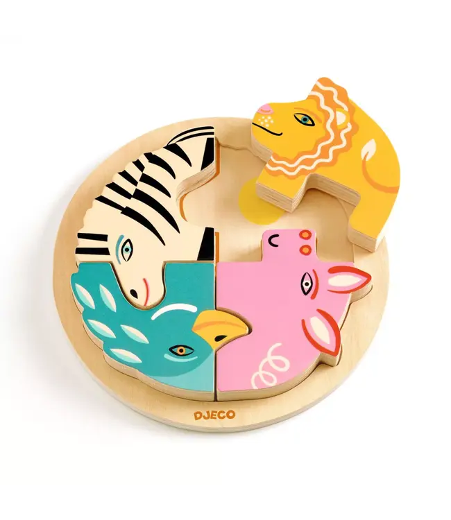 Djeco Puzzel Rondo Leo
