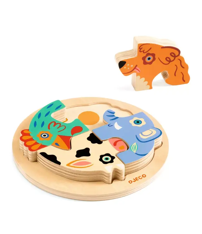 Djeco Puzzel Rondo Dog