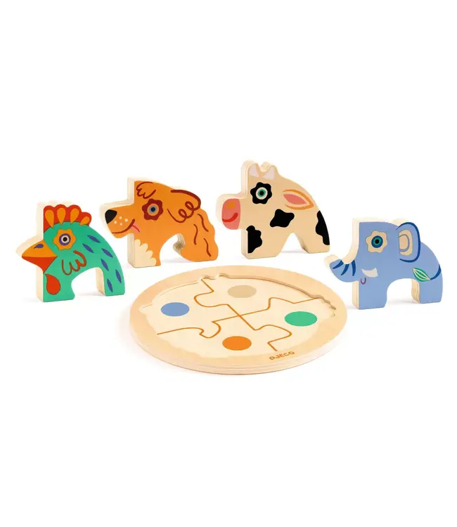 Djeco Puzzel Rondo Dog