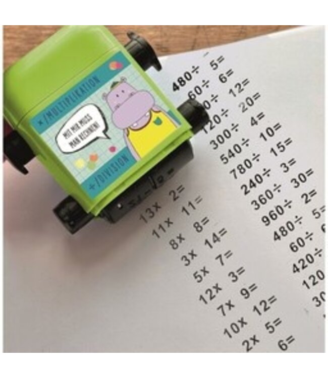 Spiegelburg Reken Rolstempel - Vermenigvuldigen & Delen