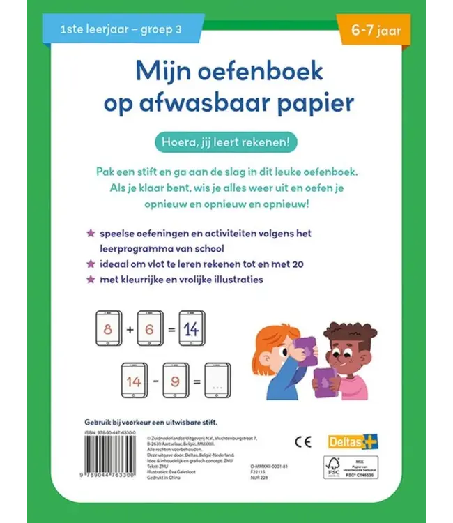 Deltas Afwasbaar Leer al Rekenen 6-7