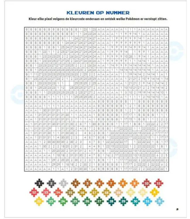 Deltas Pokemon Pixel Kleurpret