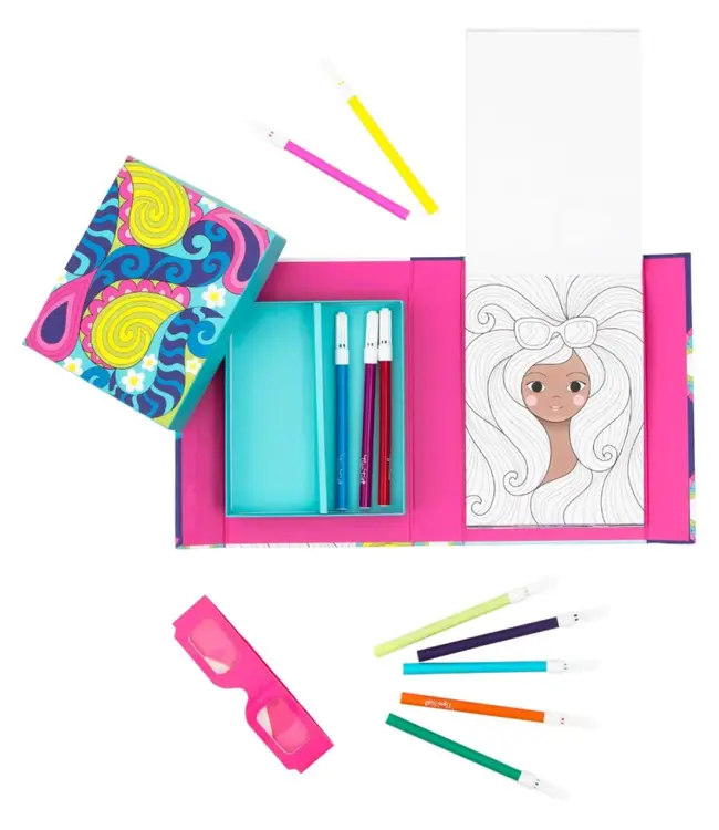 Tiger Tribe 3D Colouring set Rainbow Dreams