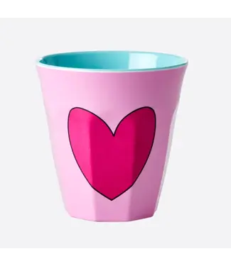 Rice Beker Hart Roze