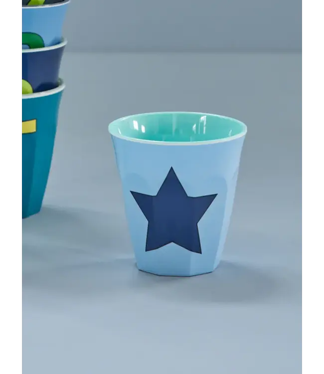 Rice Beker Ster Blauw