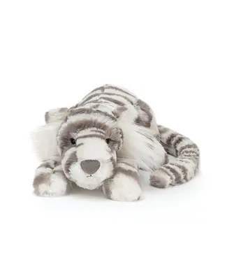 Jellycat Sacha Snow Tiger Little